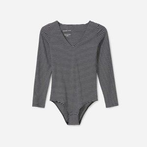 The Long-Sleeve V-Neck Bodysuit